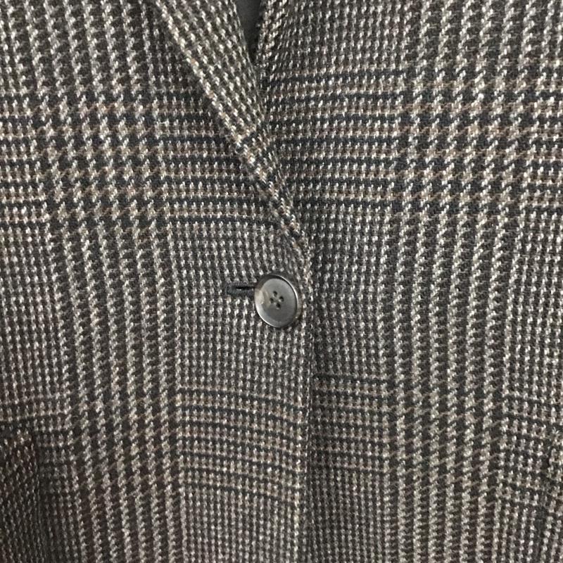 ル・グラジック LE GLAZIK コート コート一般 JL-8462 チェスターフィールドコート 36 チェック 黒 / ブラック / レディース USED 古着 中古 10138504