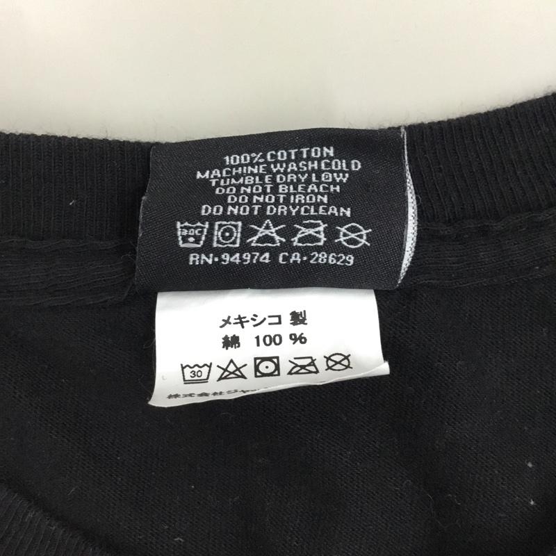 ステューシー STUSSY Tシャツ 半袖 M ロゴ、文字 黒 / ブラック / メンズ USED 古着 中古 10106495