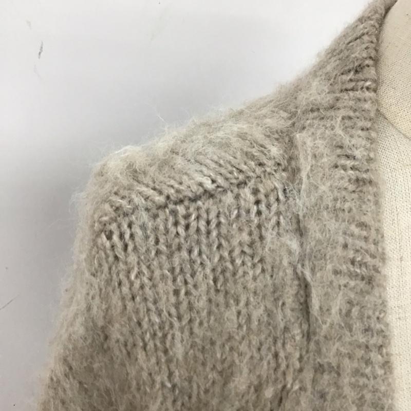 ローリーズファーム LOWRYS FARM カーディガン 長袖 ニットカーディガン FREE 無地 ベージュ / ベージュ / レディース USED 古着 中古 10123585