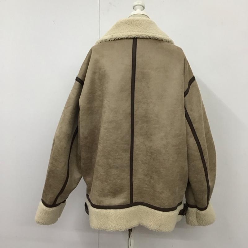 スライ SLY ジャケット、上着 ジャケット、ブレザー 030DAA30-1960 OVER SIZE B-3 裏ボア 1 無地 ベージュ / ベージュ / X 茶 / ブラウン / レディース USED 古着 中古 10119632