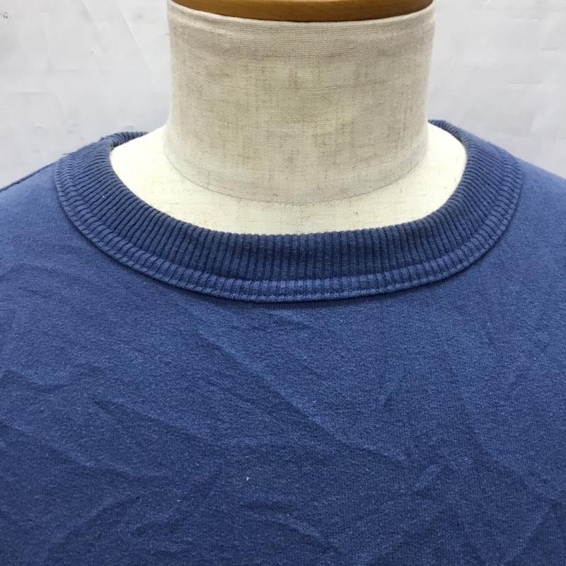 チャンピオン Champion トレーナー 長袖 s0888 POWERBLEND USAモデル 長袖スウェット トレーナー クルーネックカットソー XXL ロゴ、文字 青 / ブルー / メンズ USED 古着 中古 10106450