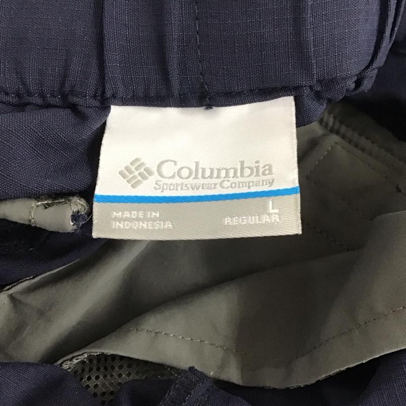 コロンビア Columbia パンツ ショートパンツ 119 pm4905 七分丈パンツ ブルーステムニーパンツ L 無地 紺 / ネイビー / メンズ USED 古着 中古 10133159