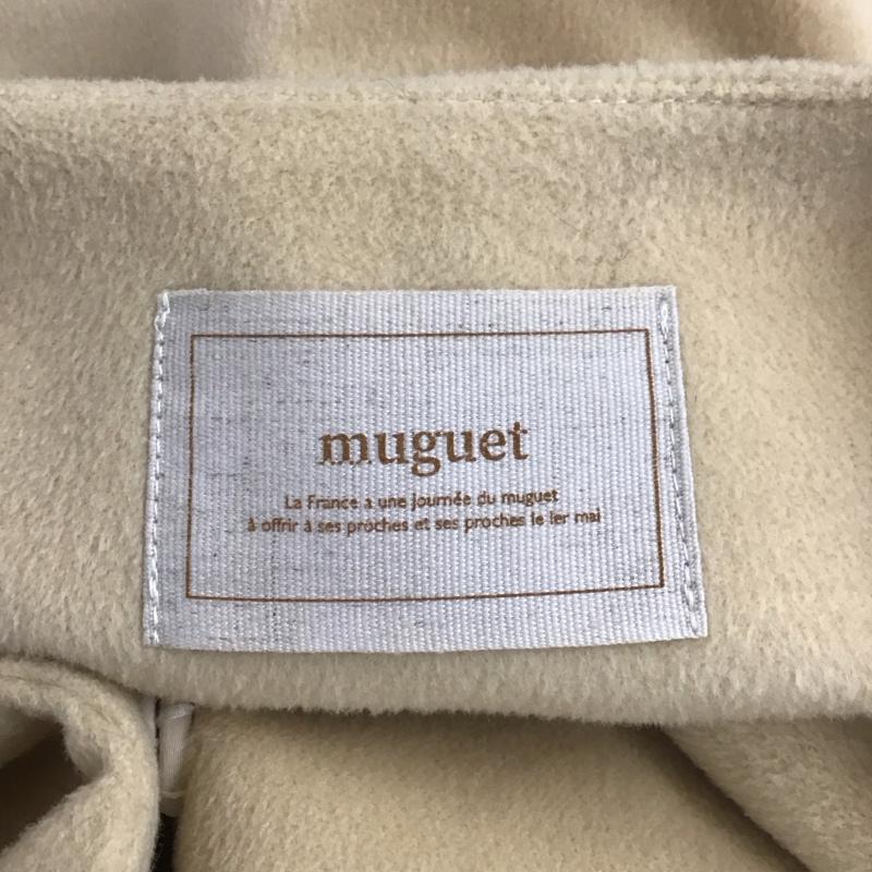 ミュゲ muguet コート コート一般 無地 ベージュ / ベージュ / レディース USED 古着 中古 10107341