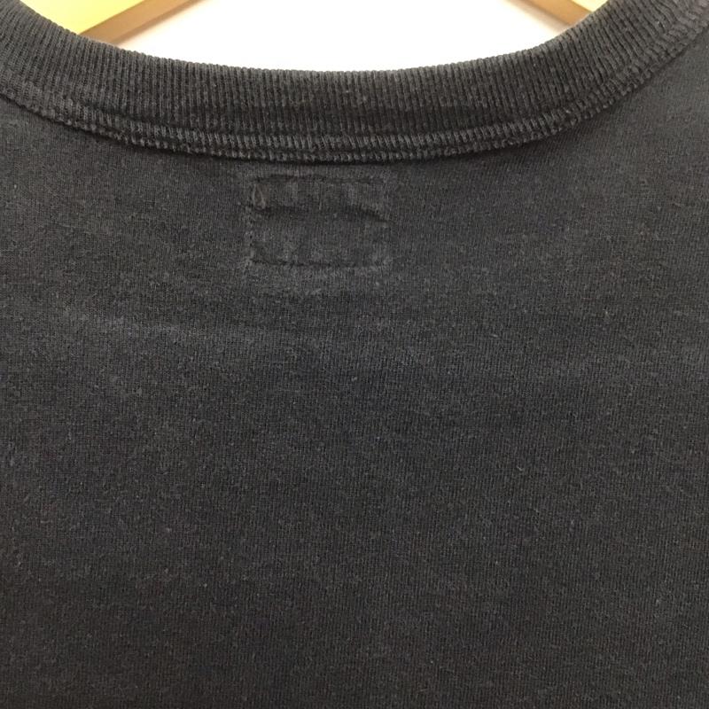 ザリアルマッコイズ THE REAL McCOY S Tシャツ 半袖 半袖カットソー プリントTシャツ クルーネックカットソー S プリント 黒 / ブラック /  メンズ USED 古着 中古 10113148