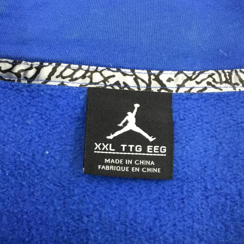 ナイキ NIKE パーカー 長袖 637316-432 JORDAN パーカー XXL ワンポイント X 刺繍 青 / ブルー / X 赤 / レッド / X 黒 / ブラック / メンズ USED 古着 中古 10136977