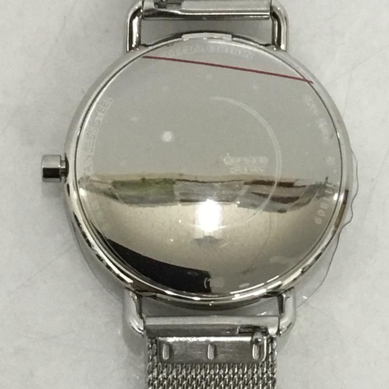 スカーゲン SKAGEN 腕時計 アナログ(クォーツ式) SKW2738 ロゴ、文字 銀 / シルバー / X 紺 / ネイビー / レディース USED 古着 中古 10134983