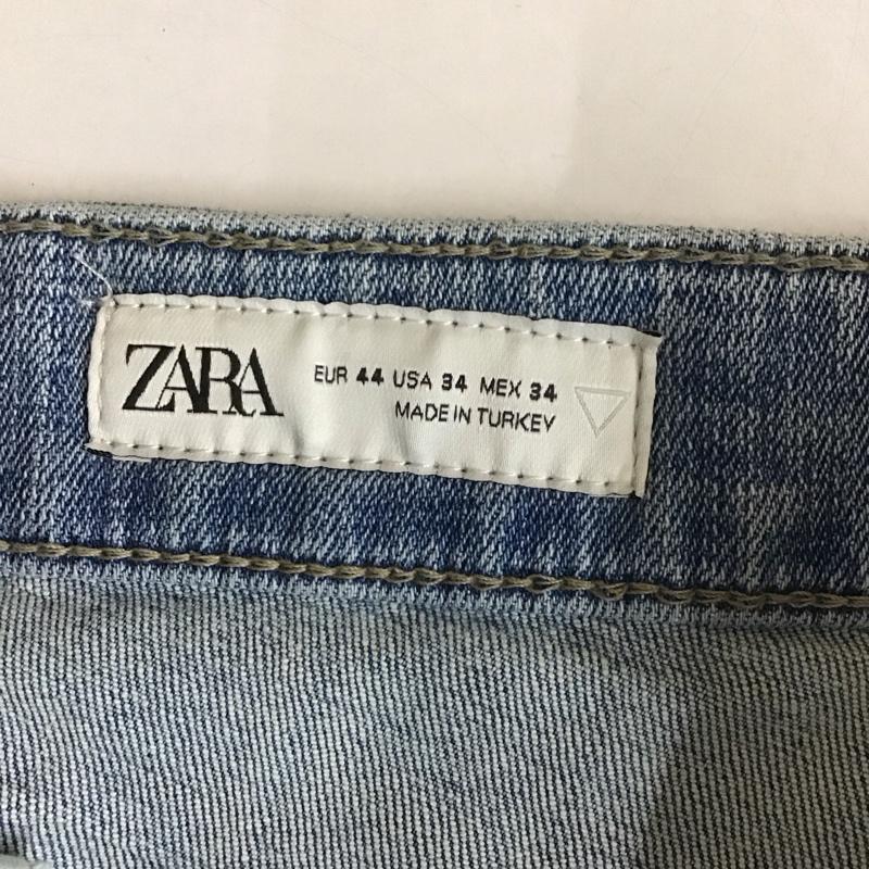 ザラ ZARA パンツ デニム、ジーンズ デニムパンツ スリムパンツ カジュアルパンツ ストレッチパンツ 44 無地 インディゴ / インディゴ /  メンズ USED 古着 中古 10127745