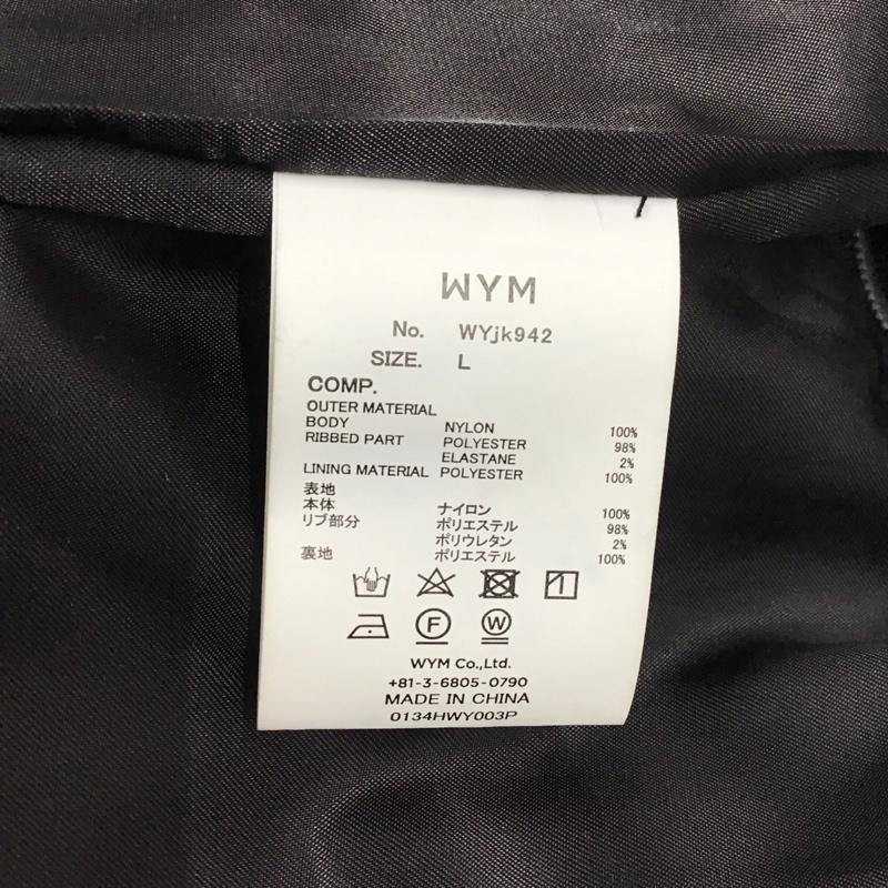 ウィム バイ リドム WYM LIDNM ジャケット、上着 ジャンパー、ブルゾン wyjk942 DETACHABLE NYLON GABA FLIGHT BLOUSON L 無地 黒 / ブラック / メンズ USED 古着 中古 10122096