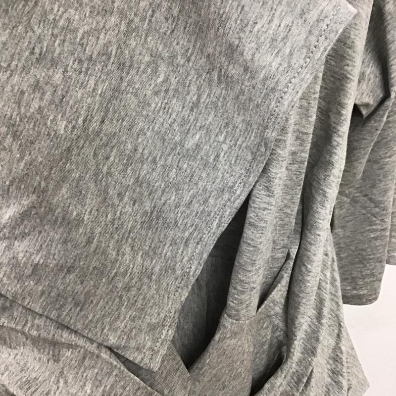 ニコアンド niko and... カットソー 半袖 半袖カットソー 無地Tシャツ クルーネックカットソー 4 無地 灰 / グレー / レディース USED 古着 中古 10113711