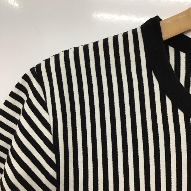 アニエス・ベー agnes b. Tシャツ 半袖 白 / ホワイト / X 黒 / ブラック / レディース USED 古着 中古 10130050