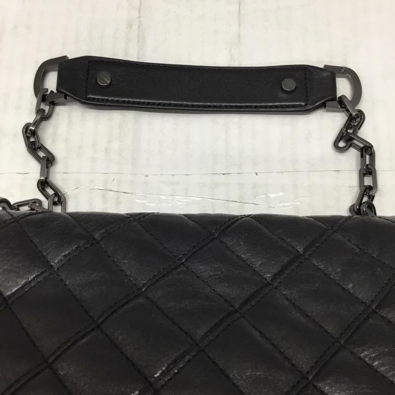 トリーバーチ TORY BURCH ハンドバッグ ハンドバッグ キルティング チェーンベルト ワンポイント 黒 / ブラック / レディース USED 古着 中古 10115576