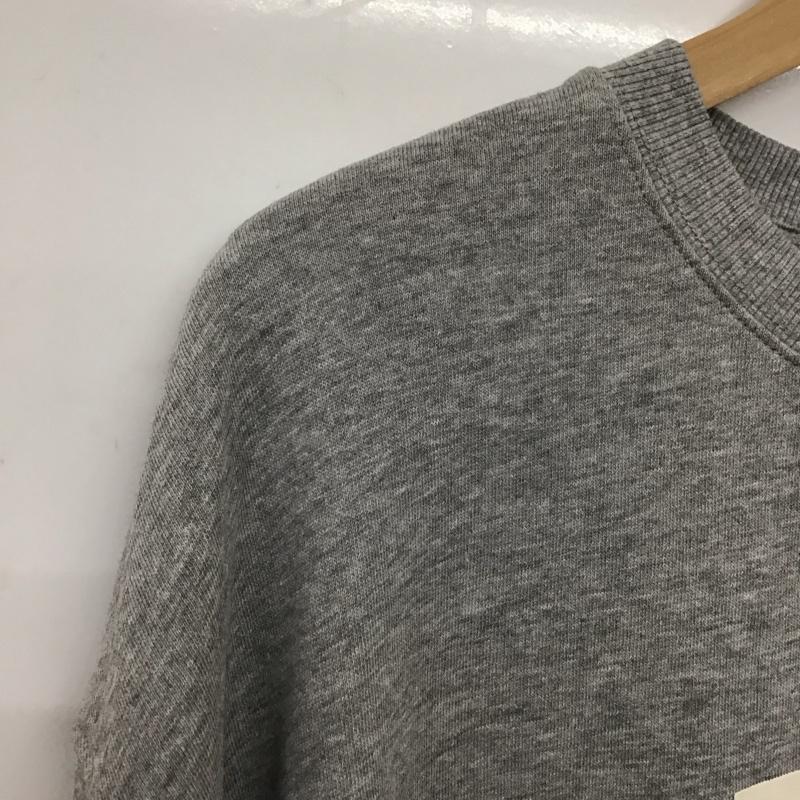 アメリカンホリック AMERICAN HOLIC トレーナー 長袖 長袖トレーナー スウェット クルーネック プルオーバー L ロゴ、文字 灰 / グレー / レディース USED 古着 中古 10138800
