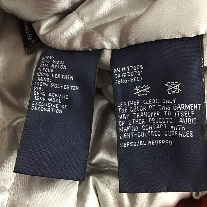 トミーヒルフィガー TOMMY HILFIGER ジャケット、上着 ジャンパー、ブルゾン スタジャン アウター 古着 前ボタン S ロゴ、文字 赤 / レッド / メンズ USED 古着 中古 10146741