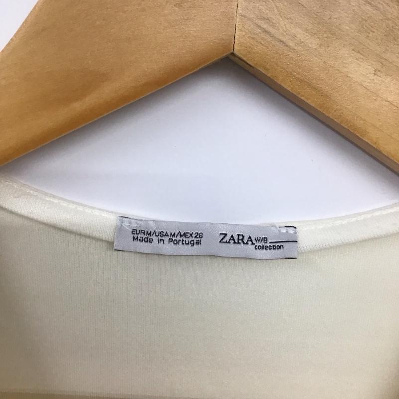 ザラ ZARA ワンピース ミニスカート M 無地 白 / ホワイト /  レディース USED 古着 中古 10133647