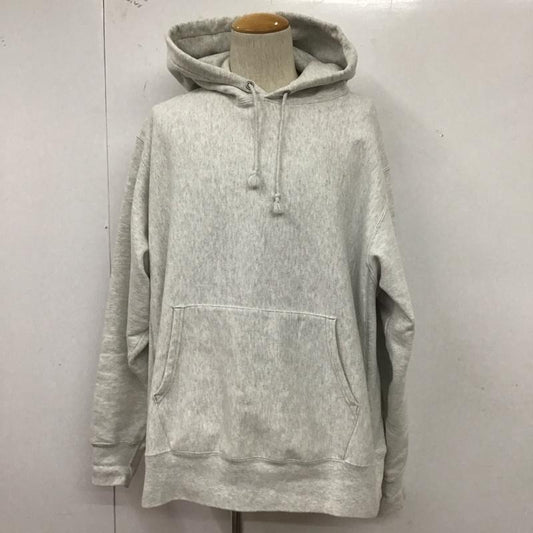 チャンピオン Campion パーカー 長袖 フーディ XL 無地 灰 / グレー /  メンズ USED 古着 中古 10124851