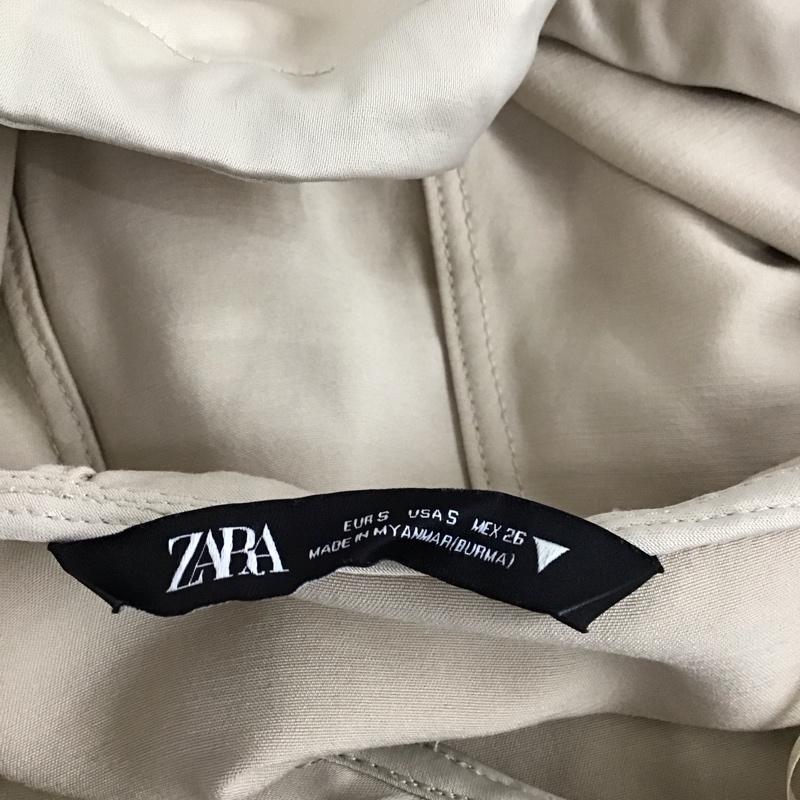ザラ ZARA パーカー 長袖 長袖パーカー フード付きパーカー 無地スウェット S 無地 ベージュ / ベージュ / レディース USED 古着 中古 10122428