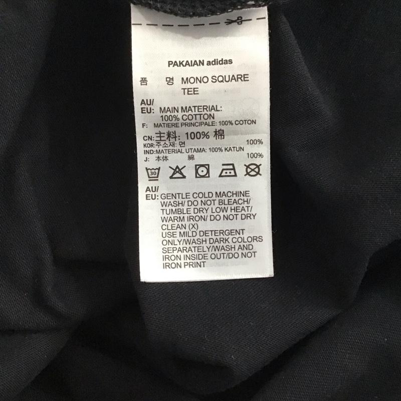 アディダス adidas Tシャツ 半袖 ed7043 Tシャツ プリントTシャツ 半袖カットソー M プリント 黒 / ブラック / メンズ USED 古着 中古 10142402