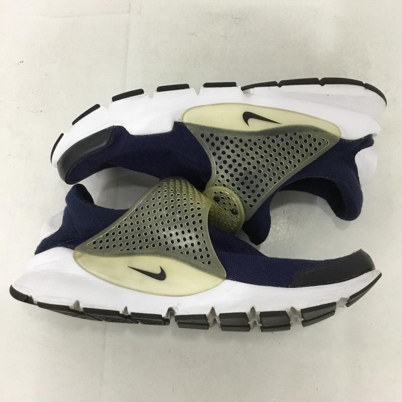 ナイキ NIKE スニーカー スニーカー 819686-400 SOCK DART 28cm 28.0cm ワンポイント 紺 / ネイビー / メンズ USED 古着 中古 10138033