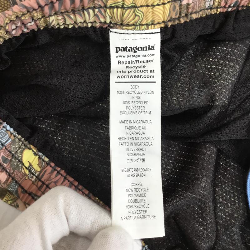 パタゴニア patagonia パンツ ショートパンツ M 総柄 桃 / ピンク / メンズ USED 古着 中古 10129015