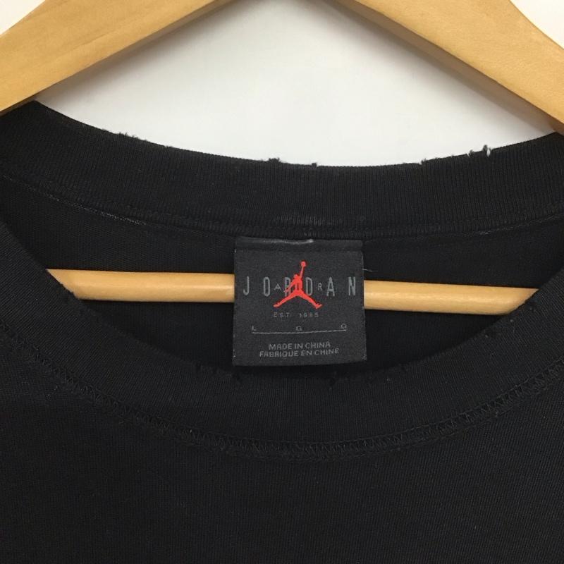 エアジョーダン AIR JORDAN Tシャツ 半袖 IB3130-010 半袖カットソー プリントTシャツ クルーネックカットソー L プリント 黒 / ブラック / メンズ USED 古着 中古 10138622
