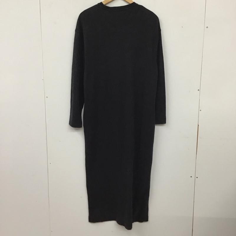 ザラ ZARA ワンピース ロングスカート S 無地 黒 / ブラック / レディース USED 古着 中古 10137445