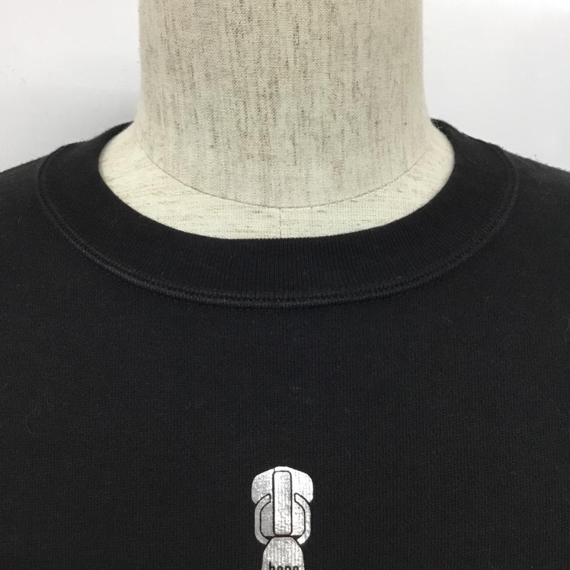 アベイシングエイプ A BATHING APE トレーナー 長袖 001SWI301019M TIGER HEAVY WEIGHT CREWNECK タイガー スウェット M プリント 黒 / ブラック / メンズ USED 古着 中古 10107034