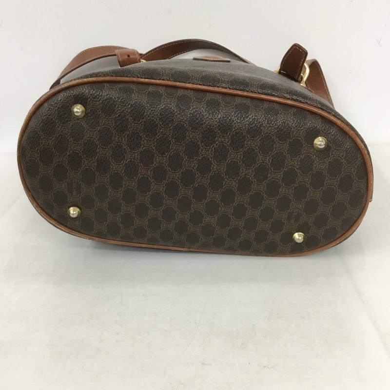 セリーヌ CELINE トートバッグ トートバッグ OLD マカダム 肩掛け 総柄 茶 / ブラウン / レディース USED 古着 中古 10139102