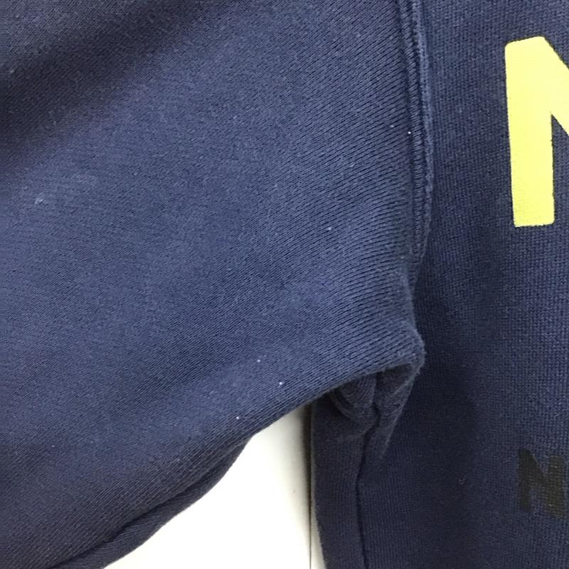 ザノースフェイス THE NORTH FACE パーカー 長袖 NT61502X ジップパーカー S プリント X ロゴ、文字 紺 / ネイビー / メンズ USED 古着 中古 10131417
