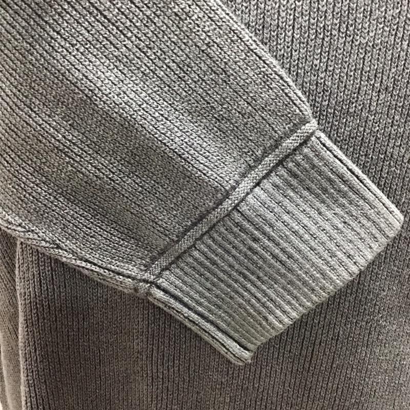 ホリスター Hollister ニット、セーター 長袖 長袖ニットカットソー ニット セーター クルーネックニット L 無地 灰 / グレー / メンズ USED 古着 中古 10116270