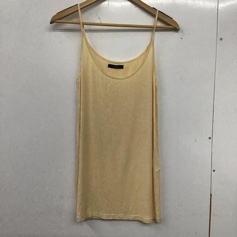 リエンダ rienda キャミソール キャミソール S 無地 ベージュ / ベージュ / レディース USED 古着 中古 10137299