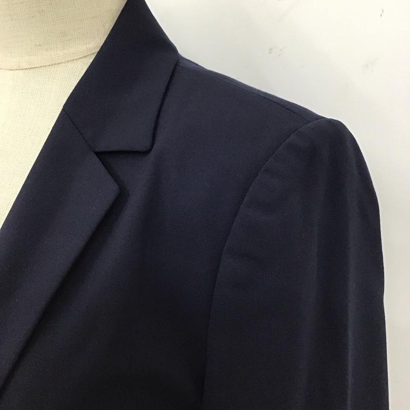 ユナイテッドアローズグリーンレーベルリラクシング UNITED ARROWS green label relaxing セットアップ セットアップ 3522-138-1298 カチリラシリーズ テーラード ジャケット パンツ 34 無地 紺 / ネイビー / レディース USED 古着 中古 10114393