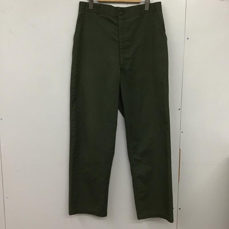 ミリタリー ミリタリー パンツ ワークパンツ、ペインターパンツ 34インチ 無地 カーキ / カーキ / メンズ USED 古着 中古 10133089