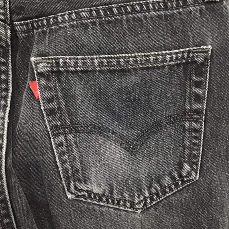 リーバイス Levi s パンツ デニム、ジーンズ 90s 501 33インチ 無地 黒 / ブラック /  メンズ USED 古着 中古 10121904