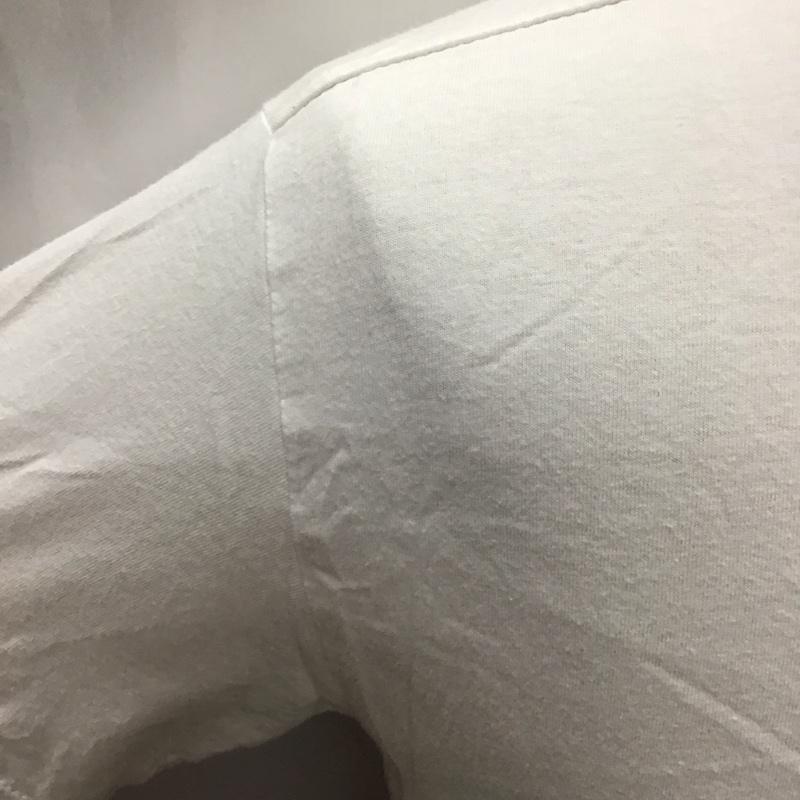 チャンピオン Champion Tシャツ 半袖 C3-H359 ベーシックチャンピオントップス 半袖カットソー クルーネックカットソー S ロゴ、文字 白 / ホワイト / メンズ USED 古着 中古 10116905