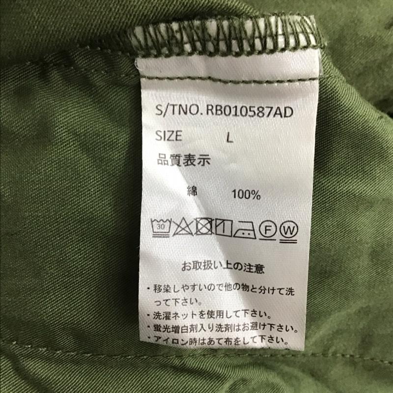 レイジブルー RAGEBLUE パンツ ワークパンツ、ペインターパンツ カーゴパンツ ミリタリーパンツ ワイドパンツ L 無地 カーキ / カーキ / メンズ USED 古着 中古 10130819