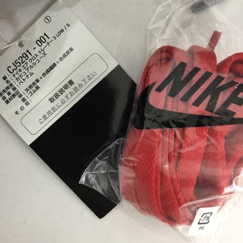 ナイキ NIKE スニーカー スニーカー CJ5291-001 AIR CROSS TRAINER 3 LOW SUPREME 21FW 21AW 箱有 27.5cm 27.5cm ロゴ、文字 黒 / ブラック / X 赤 / レッド / X 緑 / グリーン / メンズ USED 古着 中古 10125084