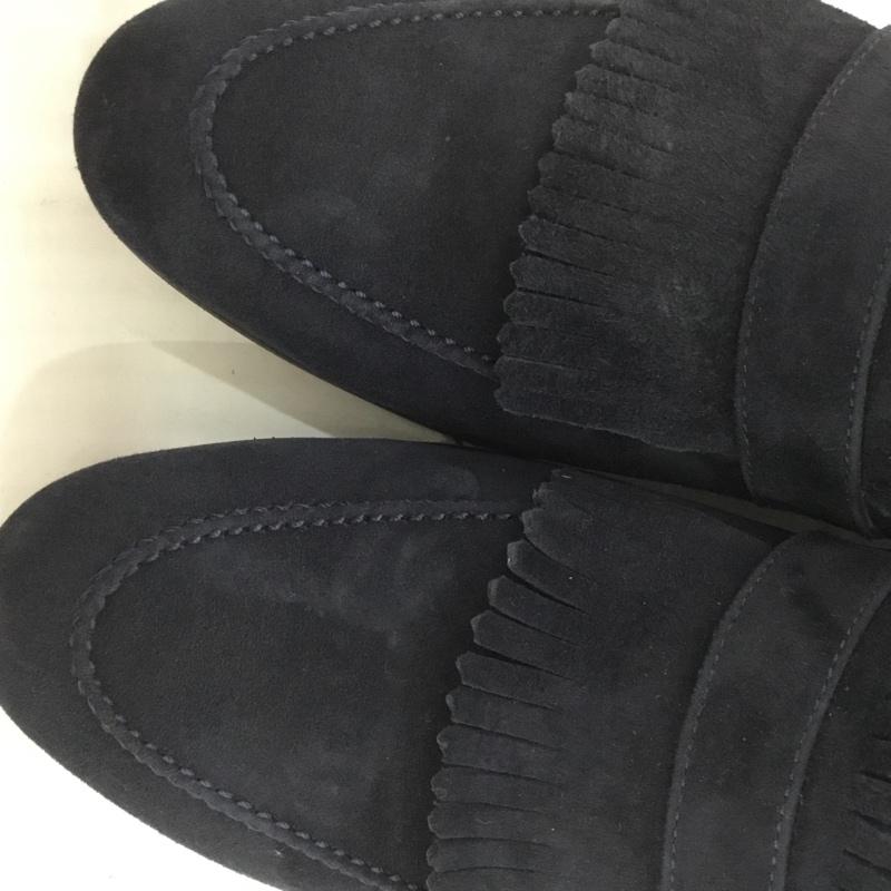フェランテ FERRANTE ローファー ローファー MIAMI スエード 6 1/2 箱有 無地 紺 / ネイビー / メンズ USED 古着 中古 10123626