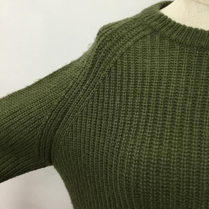 コエ koe ニット、セーター 長袖 S 無地 カーキ / カーキ / レディース USED 古着 中古 10043431