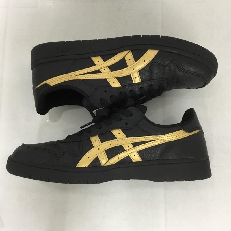 アシックス ASICS スニーカー スニーカー 1201B048 JAPAN PRO 28cm 28.0cm ロゴ、文字 黒 / ブラック / X 金 / ゴールド / メンズ USED 古着 中古 10139209