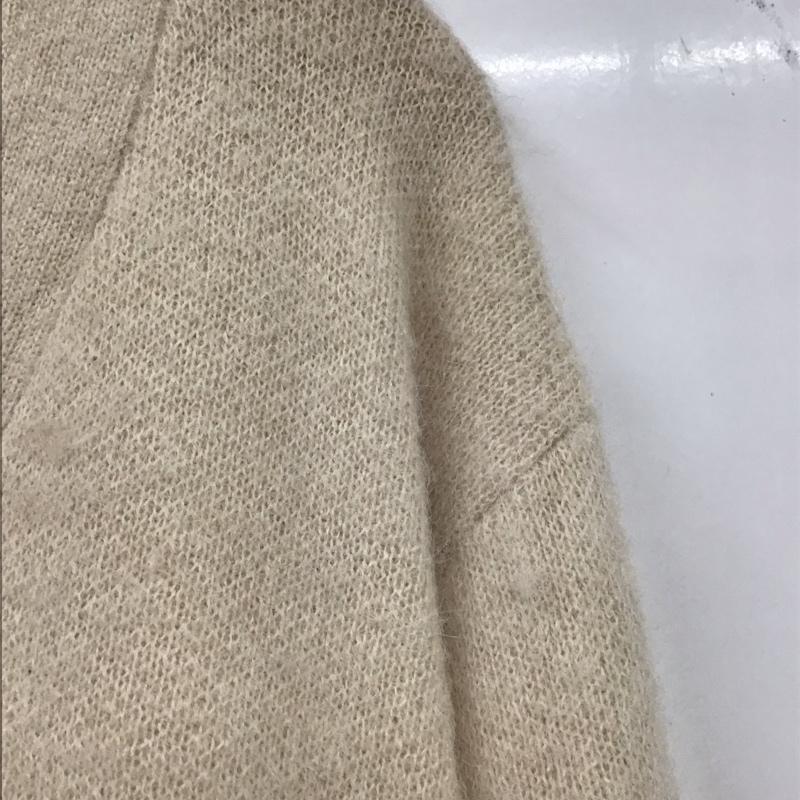 グローバルワーク GLOBAL WORK カーディガン 長袖 XS 無地 ベージュ / ベージュ / レディース USED 古着 中古 10131688
