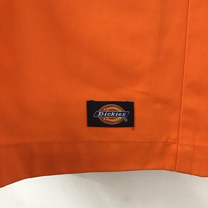 ディッキーズ Dickies パンツ ショートパンツ wd42283 セルフォンポケットワークショーツ ショートパンツ 44 ロゴ、文字 橙 / オレンジ / メンズ USED 古着 中古 10132001