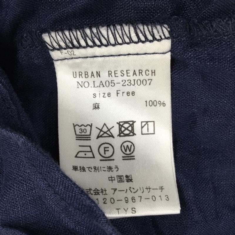 サニーレーベル Sonny Label カットソー 長袖 長袖シャツカットソー Vネックカットソー プルオーバー FREE 無地 紺 / ネイビー /  レディース USED 古着 中古 10113392