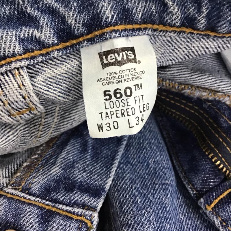 リーバイストラウスアンドコー Levi Strauss & co. パンツ デニム、ジーンズ デニムパンツ ストレートパンツ ワイドパンツ カジュアルパンツ 560 90s デッドストック 30インチ 無地 インディゴ / インディゴ / メンズ USED 古着 中古 10119286