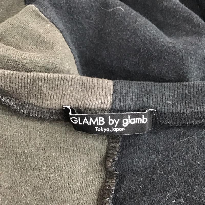 グラム glamb Tシャツ 半袖 半袖カットソー プリントTシャツ クルーネックカットソー 2 プリント 黒 / ブラック / X 灰 / グレー /  メンズ USED 古着 中古 10109099