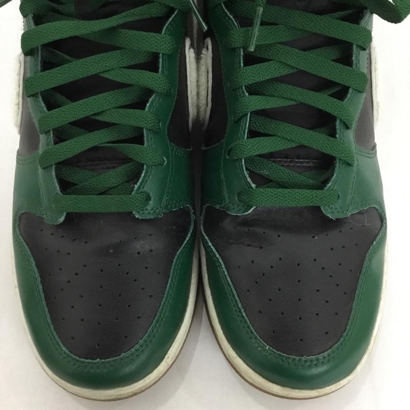 ナイキ NIKE スニーカー スニーカー DR8805-001 DUNK HIGH RETRO 30cm 30.0cm ロゴ、文字 黒 / ブラック / X 白 / ホワイト / X 緑 / グリーン / メンズ USED 古着 中古 10128625