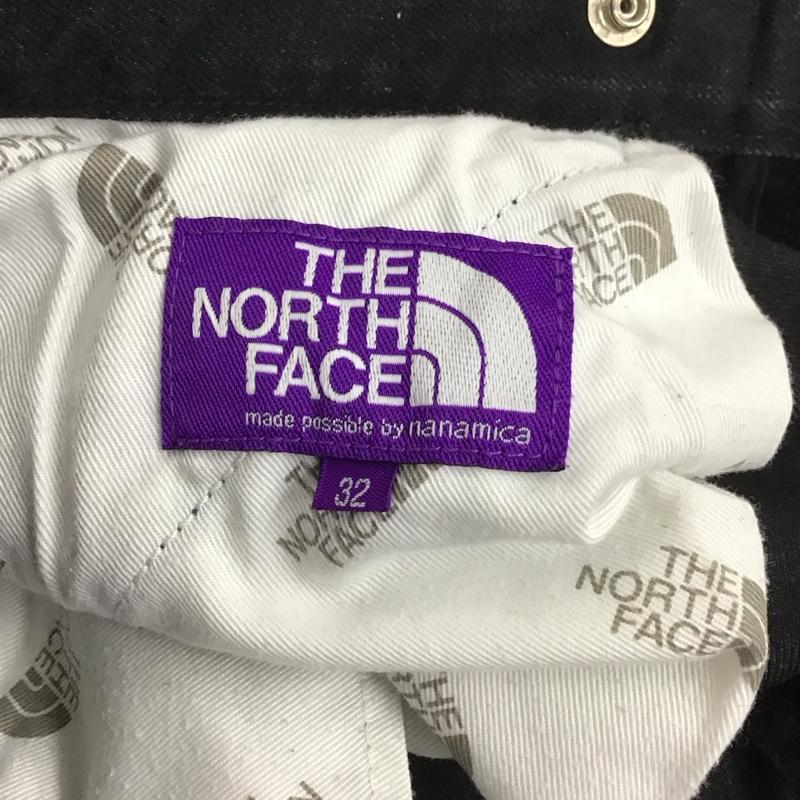 ザ ノースフェイス パープルレーベル THE NORTH FACE PURPLE LABEL パンツ デニム、ジーンズ nt5903n ウェッビングベルトデニムパンツ カジュアルパンツ 32インチ 無地 黒 / ブラック /  メンズ USED 古着 中古 10126302
