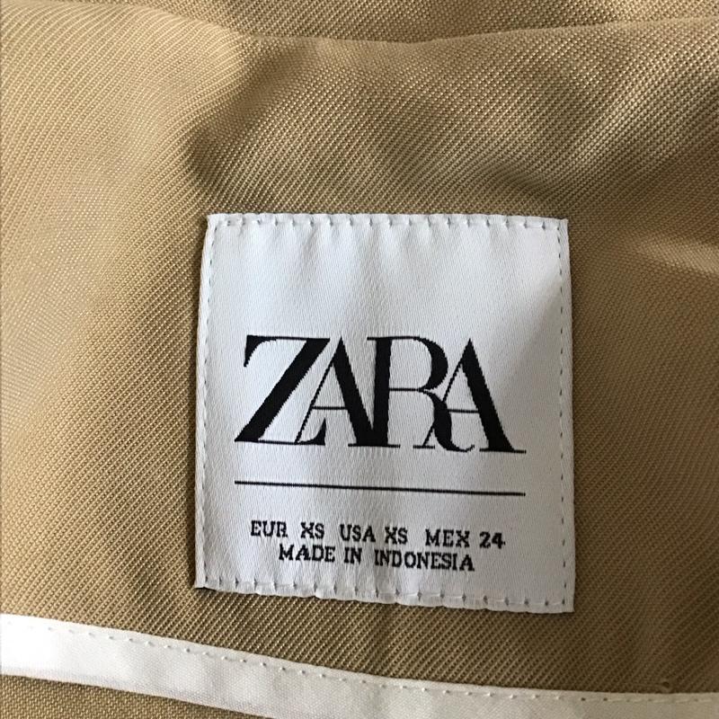 ザラ ZARA コート コート一般 0518 055 704 ロング丈 XS 無地 ベージュ / ベージュ / レディース USED 古着 中古 10118469