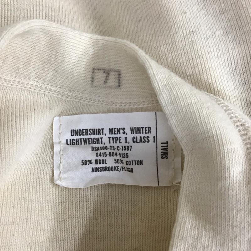 ミリタリー ミリタリー カットソー 長袖 長袖カットソー ヘンリーネックカットソー ミリタリーカットソー 古着 S 無地 ベージュ / ベージュ / メンズ USED 古着 中古 10115950