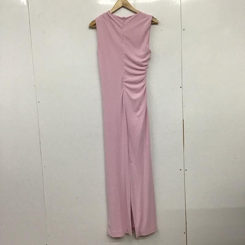 ザラ ZARA ワンピース ロングスカート 4772 262 626 ノースリーブ ドレープ タグ付き M 無地 桃 / ピンク / レディース USED 古着 中古 10138655