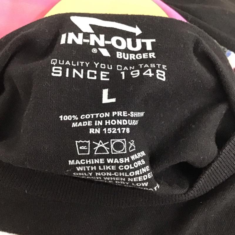 古着 USED Tシャツ 半袖 半袖カットソー プリントTシャツ クルーネックカットソー L プリント 黒 / ブラック / メンズ USED 古着 中古 10134006